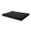 Full Size 6-inch High-Density Polyester Medium-Firm Black Futon Mattress