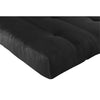 Full Size 6-inch High-Density Polyester Medium-Firm Black Futon Mattress