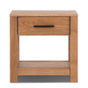 Fast Furnishings Farmhouse Traditional Rustic Solid Wood 1-Drawer End Table Nightstand 22.5"H x 22.25"W x 17"D