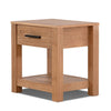 Fast Furnishings Farmhouse Traditional Rustic Solid Wood 1-Drawer End Table Nightstand 22.5"H x 22.25"W x 17"D