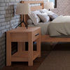 Fast Furnishings Farmhouse Traditional Rustic Solid Wood 1-Drawer End Table Nightstand 22.5"H x 22.25"W x 17"D