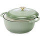 6-Quart Enamel Cast Iron Round Dutch Ovens – Oven & Stovetop Safe – Even-Heat Dutch Oven