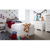 Twin Storage Daybed Platform Bed Wood Frame with Built-In Storage, White