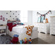 Twin Storage Daybed Platform Bed Wood Frame with Built-In Storage, White