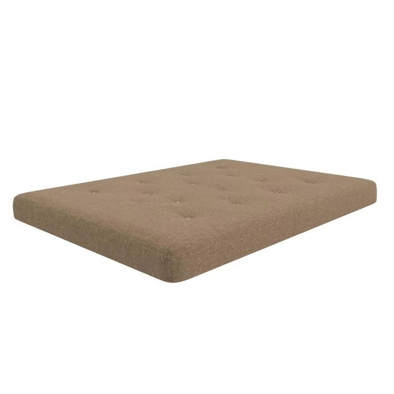 Full Size 6-Inch Innerspring Medium Support Futon Mattress – Tan