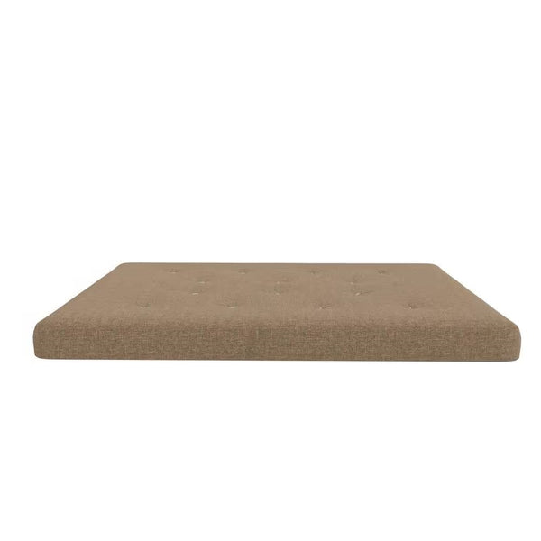 Full Size 6-Inch Innerspring Medium Support Futon Mattress – Tan