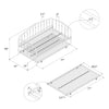 Twin Modern Industrial Daybed Metal Frame with Clean Lines, White