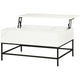 Modern Lift-Top 36"x24" MDF Rectangular Coffee Table — White with Hidden Storage