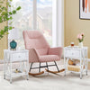 Rustic 1-Drawer Nightstand Set of 2 - Steel and Wood - X-Shaped Accents - 21.7" Height - [Color: Pink / White / Gray / Brown]
