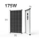 ACOPOWER 175W Rigid Monocrystalline Solar Panel 23% High-Efficiency 12V Off-Grid Battery Charger