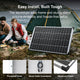 ACOPOWER 175W Rigid Monocrystalline Solar Panel 23% High-Efficiency 12V Off-Grid Battery Charger