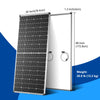 ACOPOWER HY250-12M 250W 20.1% Efficiency High-Performance Monocrystalline Solar Panel for Off-Grid 12V Systems
